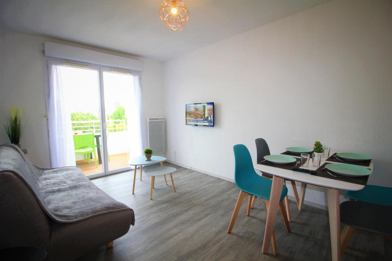 Tout Confort ! Climatisation, Calme, Piscine, Parking Gratuit, Terrasse, Wifi Apartamento Carcassonne Exterior foto